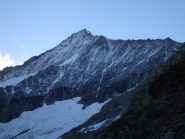 Il profilo della cresta dal rifugio