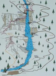 mappa della ferrata