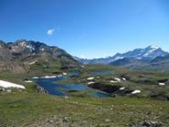panoramica Gran Paradiso e laghi di Leità