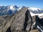 L'Aiguille Meridionale e dietro gli Ecrins