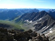 Il vallone di salita col rifugio