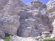 L'attacco della ferrata