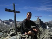 Io in punta, alle spalle il Roc della Niera.