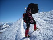 Arrivo alla punta Gnifetti.