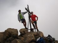 Con Marco in cima