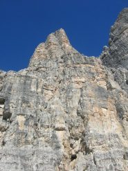 La parete est della Torre d' Ambiez