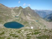 Laghi di Collalunga, Lago di Mezzo e Lago di San Bernolfo dal Passo di Collalunga