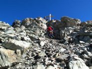 Le roccette finali e la vetta