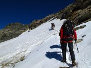 Verso il ripido pendio finale