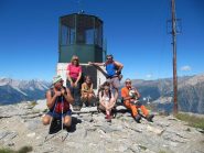 Gruppo al faro degli alpini