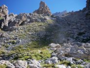 il canalone di salita