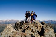 Il gruppo in vetta