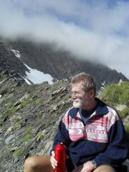 L'arrivo al colle Bonale' col mio compagno Pierre