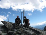 sulla vetta nord
