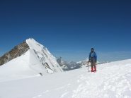 Giulio ed i Lyskamm dal colle del Lys