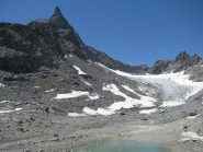 Conca glaciale di Ciardonei con l'ardita forma della Grande Uia