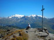 Silvia sull'anticima