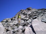 In discesa dal versante ovest