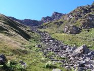 Canaletto che adduce alla spalla erbosa