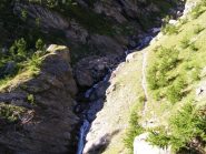 Punto in cui attraversare il rio