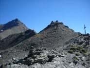 La cresta e la vetta dal colle della Pelouse