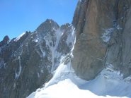 Punta Baretti, Monte Brouillard, Col Emile Rey e Pilastro Rosso dal Bivacco Crippa