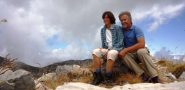io e Anna in cima al Bric