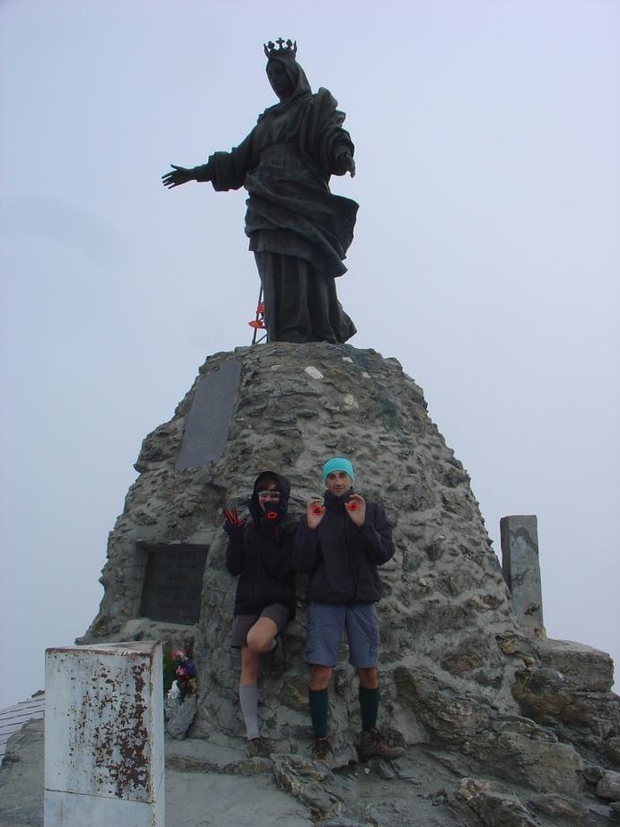 ma finalmente eccoci in cima