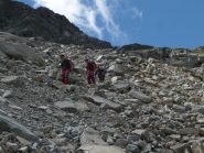 ravanamento in discesa nel canale