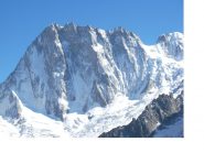 La nord delle Jorasses dal rifugio..un po' zummata