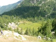 Il pianoro dell'Alpe Reich
