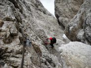 Nel canale sotto la forcella