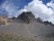 la rocca Bianca con gli sfascimi della discesa