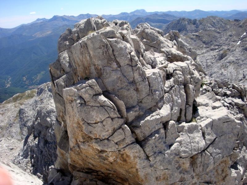 il salto tagliato nella cresta