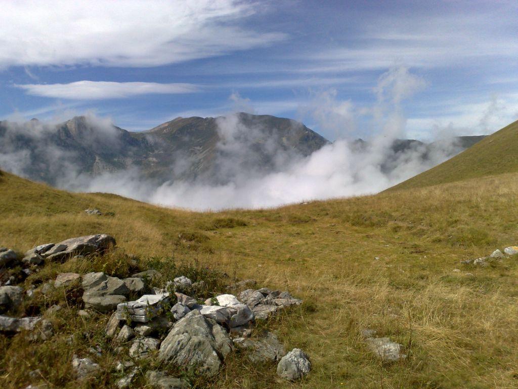 vista dalla colla rossa