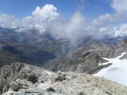 finalmente in punta,con vista sulla Val d'Isere come richiesto da chi ci ha preceduto...