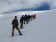 Le due cordate in fila: che gruppone!