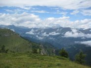 verso il viso imbiancato