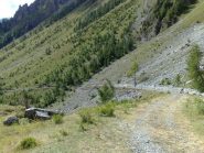 la strada che porta alle sorgenti
