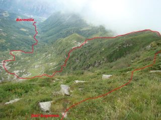 percorso di salita
