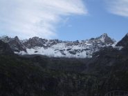 cime innevate al mattino