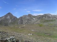 panorama verso il monte Rosso e le punte Vertosan