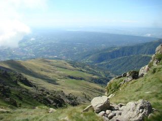 vista sulla muanda serra e lago Viverone