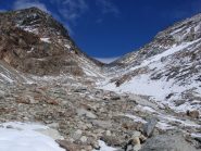 il colle Planaval scendendo verso il Deffeyes