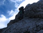 Passaggio su ferrata