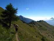 Sulla stradina per il passo