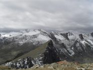 panorama sul Gran Paradiso,il brutto tempo incombente