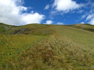 Il costone di discesa