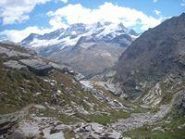 panoramica verso la catena del Gran Paradiso