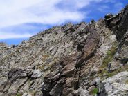 ultime roccette prima della cima